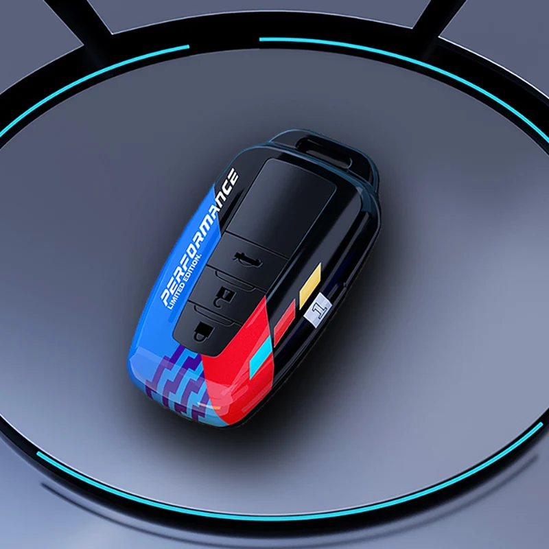 Premium Carbon ABS Car Key Case Protector - Enhanced Auto Accessory Cover