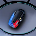 3 BTN black blue