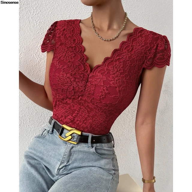 Andrea Embroidery Floral Bodysuit 5