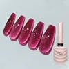 10ml Laser Cat Eye Magnetic Gel Nail Polish Diamond Glitter Cat Eye Gel Soak Off Semi Permanent Varnish UV LED Nail Varnish 1