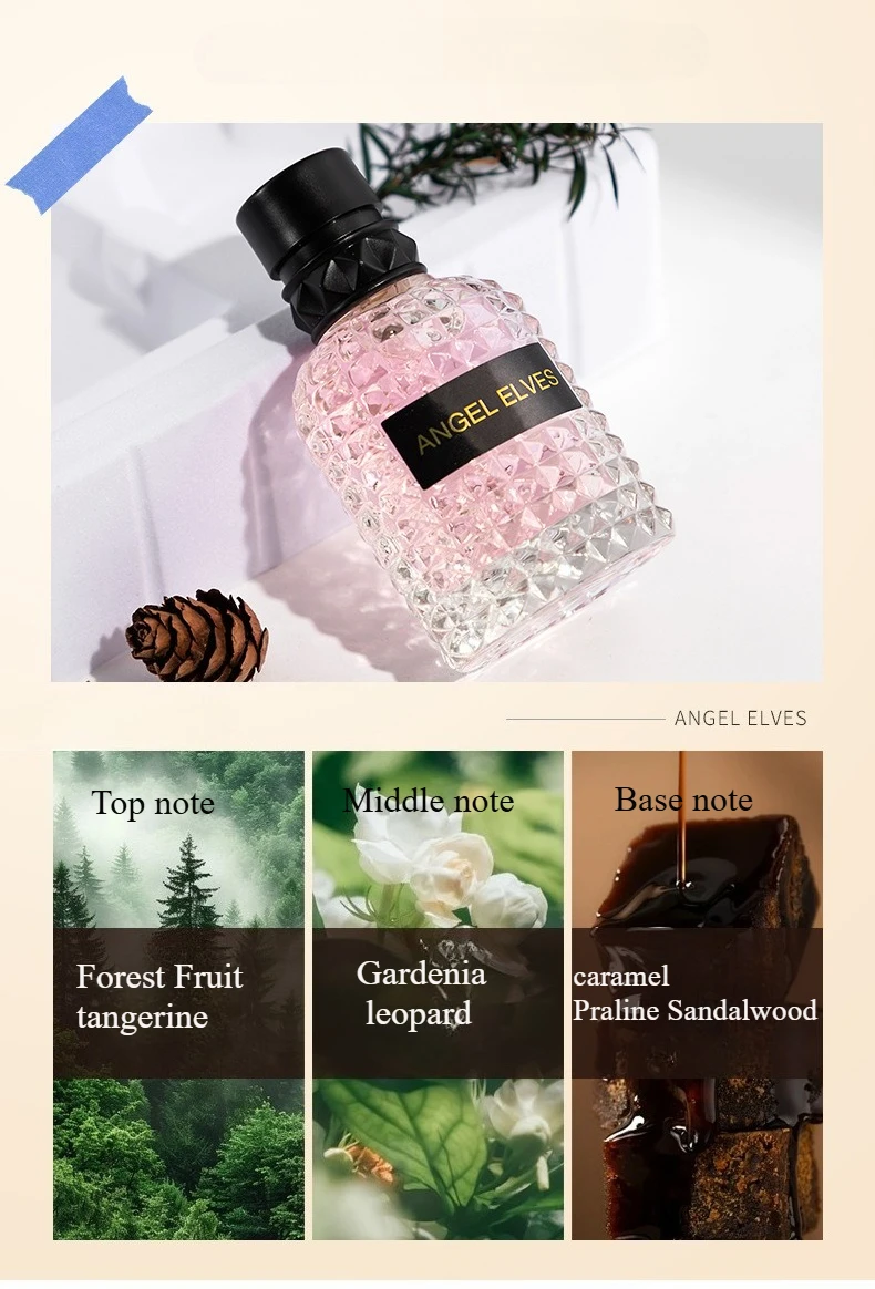 4 x 30 ml Damenparfüm-Set in Geschenkbox, lang anhaltender, blumiger Duft mit Rosennoten, Eau de Parfum, hochwertiges Parfüm_voghion.com