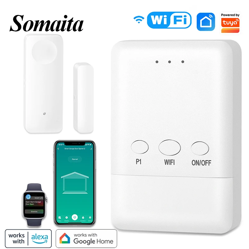 SomaitaGarageDoorSensorOpenerControllerSmartHomeWirelessRemote
