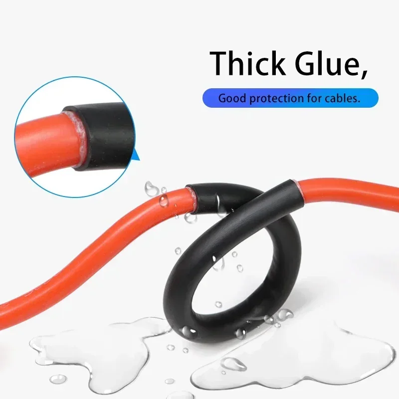 Waterproof Black Dual Wall Adhesive Heat Shrink Tubing for Electrical Insulation