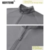 KEFITEVD UPF 50+ Long Sleeve Shirts Women's UV/Sun Protection Full Zip Jackets Lightweight Hiking Shirts Athletic Running Jacket 6