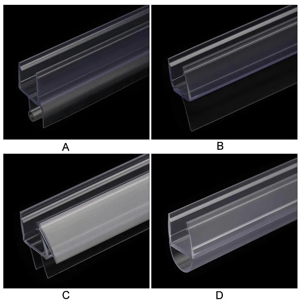 4-12mm Household Rubber Sealing Strips Glass Door Weatherstrip Bathroom Screen Hardware Window Seal Sealing Strips Water Baffle door seal strip sealing strip tape window seal strip sealing tape sealing strip rubber seal strip rubber door weatherstripping door weatherstripping door draft stopper silicone seal strip