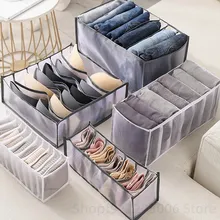 Closet Organizer for Underwear Socks Clothes Storage Organizer Box Wardrobe Storage Bra Clothing Pants Drawer Organizer Divider