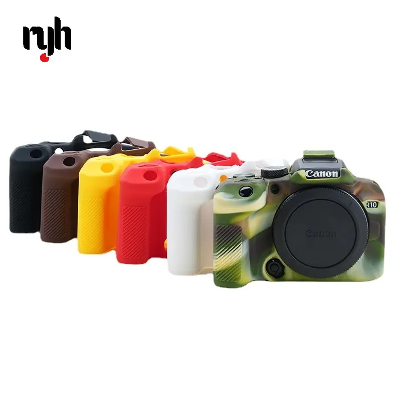 R10 Silicone Armor Skin Camera Case Body Cover Protector For Canon Eos R10 Digital Camera