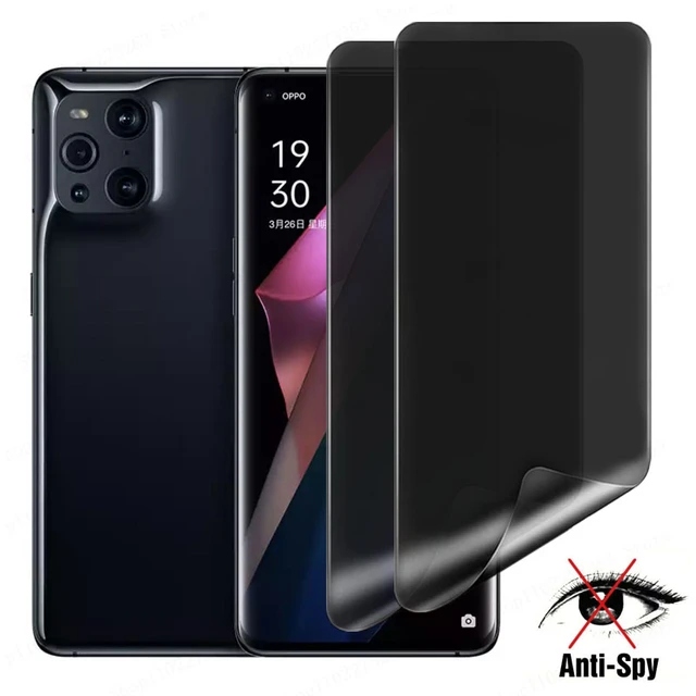 Oppo Reno 6 Pro 5G Protector hidrogel Privacidad Antiespías