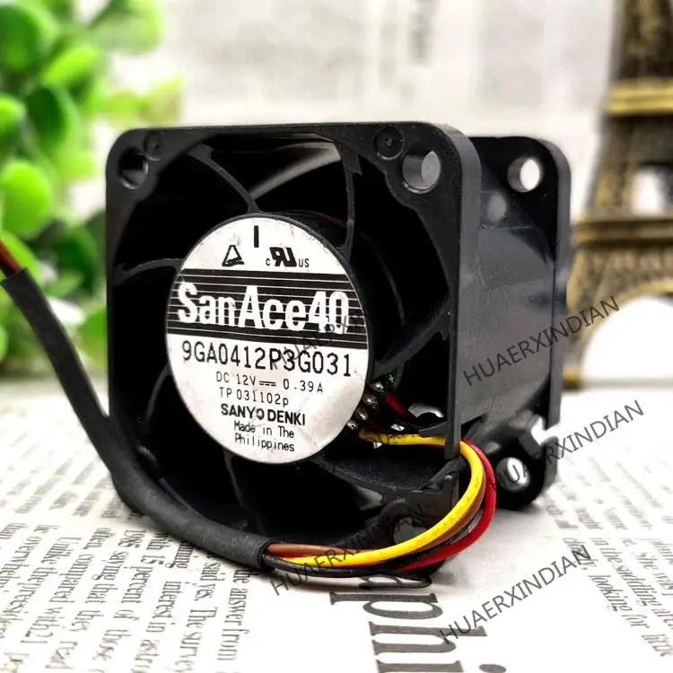 

New 9GA0412P3G031 4028 4CM 12V0.39APWM Cooling Fan Assembly Kit