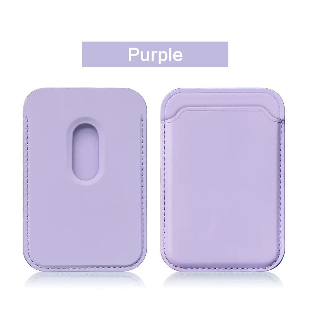 Premium Magnetic Card Holder Wallet Case with Liquid Silicone Finish