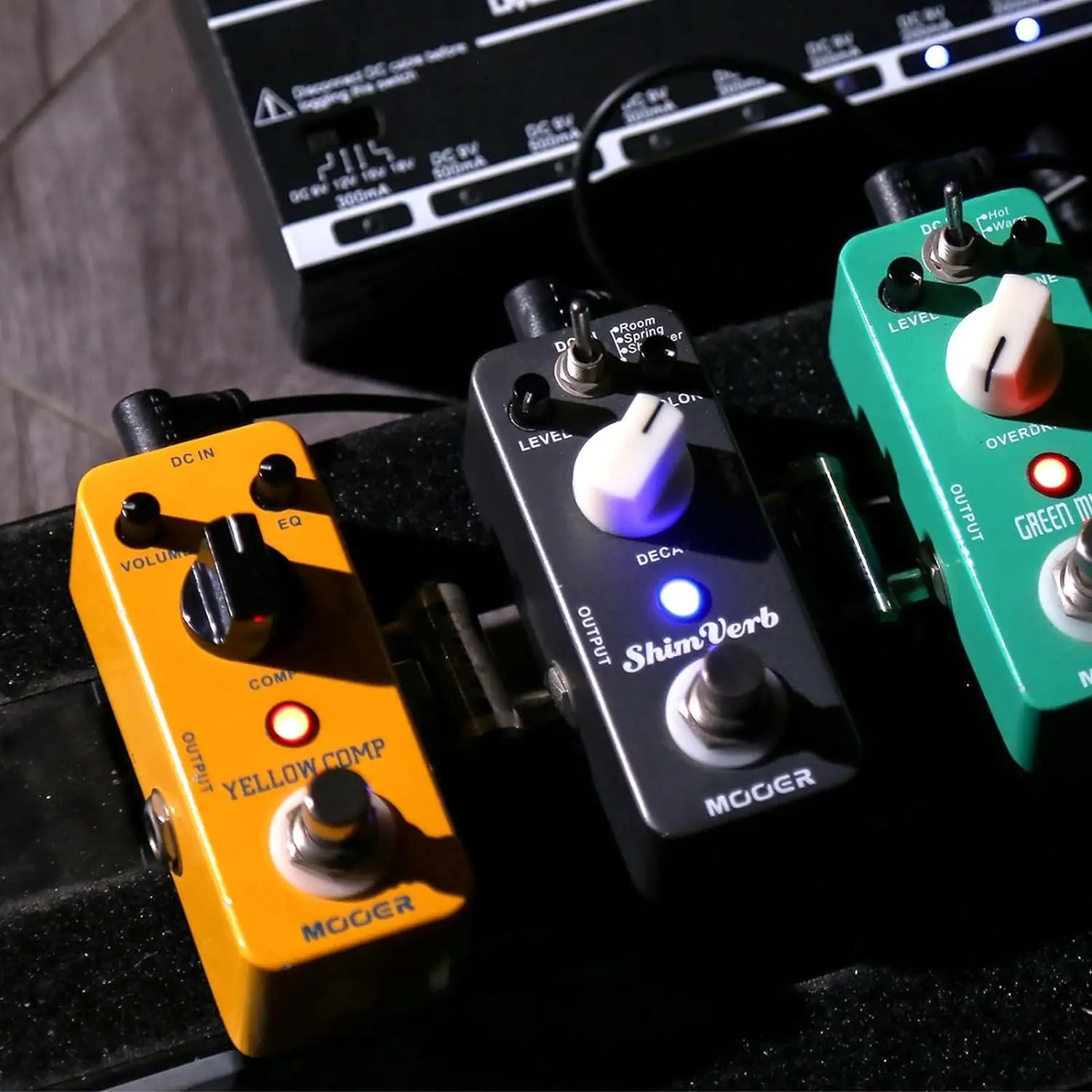 Mooer MCS2 Yellow Optical Compressor Effect Pedal Comp Electric Guitar Mini Guitar Pedal All Metal Shell True Bypass guitar effect pedal guitar effects pedal