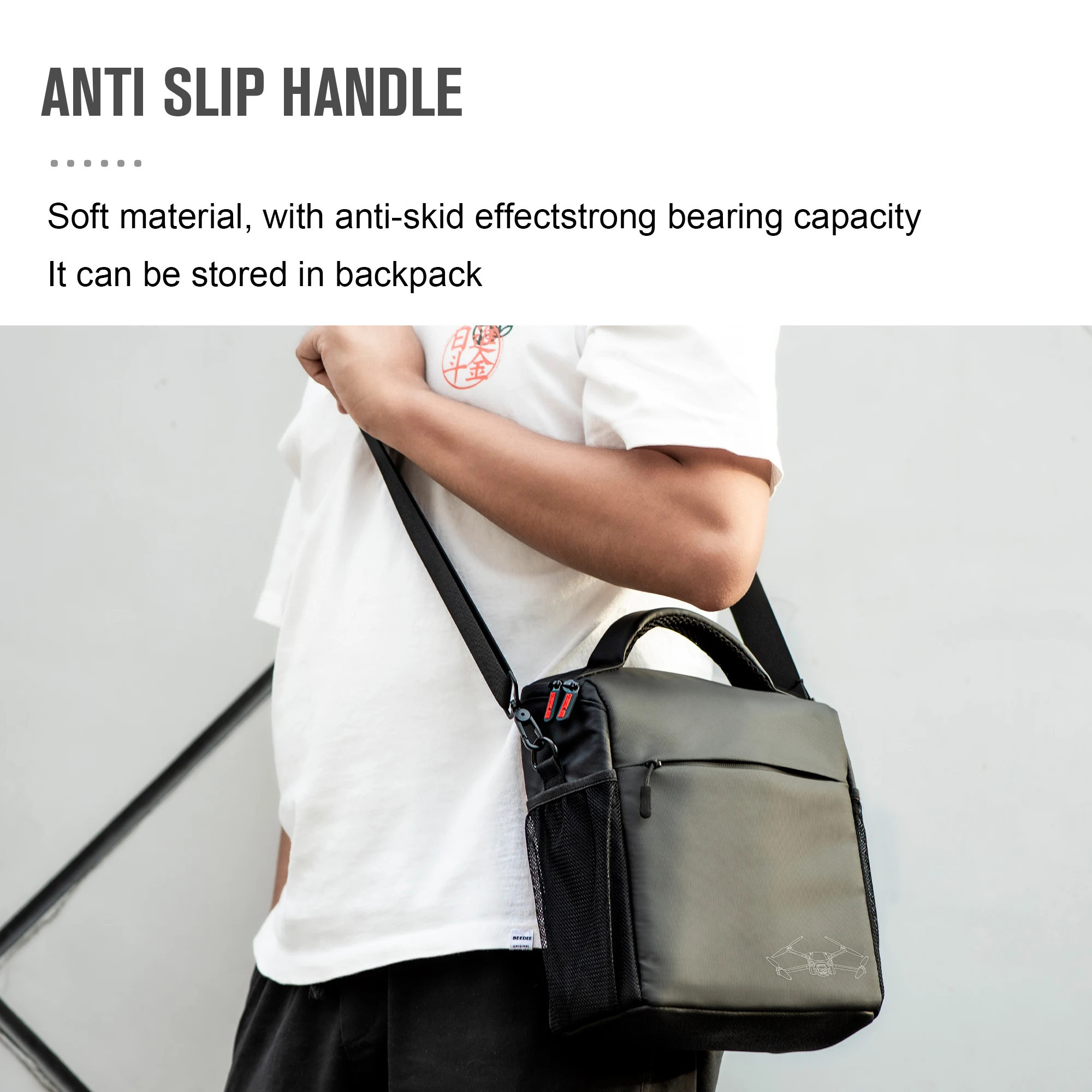 Sac de Rangement Portable pour DJI Mini 5 Pro/Flip/Neo/Neo 2, Sac à Bandoulière pour DJI Mini 4 3 Pro/Air 2/2S/Air 3/3S