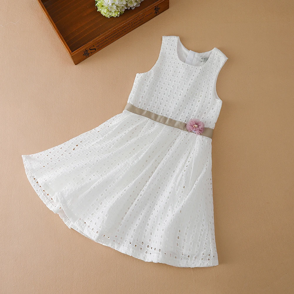 Baby Girls Dresses Summer Sleeveless Cotton Clothing Children's Princess Dresses Kids Casual Clothes For 4-12 years girl