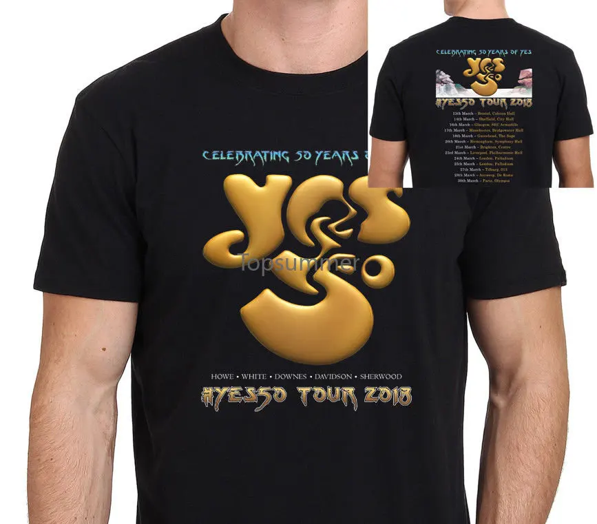 

T Shirt Summer Personality Fashion T Shirts O-Neck Short Sleeve Short Mens Yes Celebrating 50 Years T Shirts