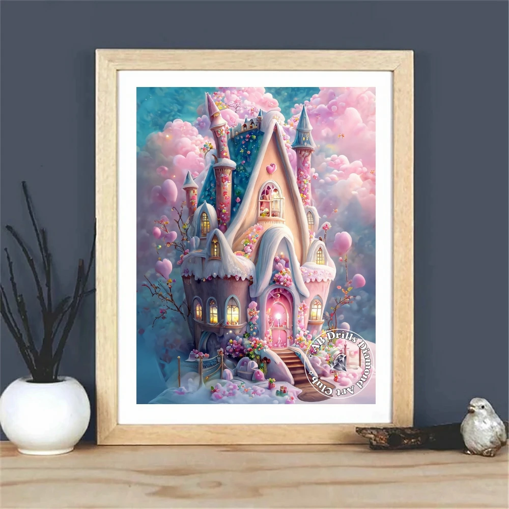 DIY Large Diamond Painting Cross Stitch, Fantasy World Landscape, Wall Art,  Full Round Drill, Embroidery for Home Decor, 5D - AliExpress