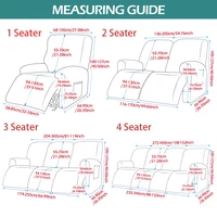 Jacquard Recliner Sofa Cover Elastic Sofa Protector Lazy Relax Armchair Covers Couch Cover Stretch Slipcovers For Home Decor 2