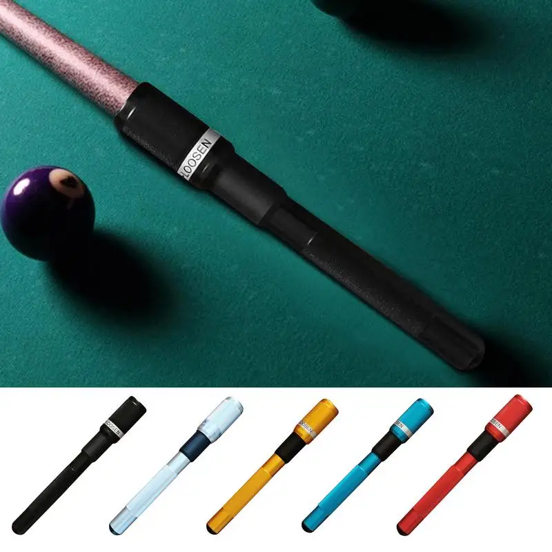 익스텐션 텔레스코픽 라이트 풀 스틱 익스텐더, 당구 클럽 익스텐션 로드, 견고한 알루미늄 합금 및 고무, 9 볼
