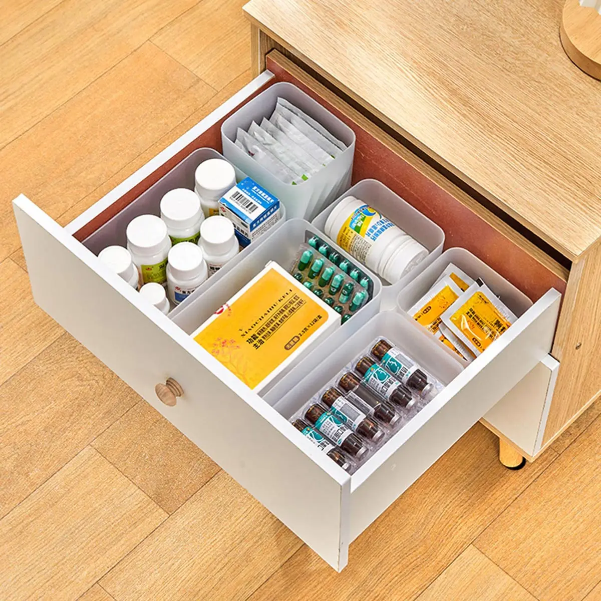Cosmetics Storage Box Organizer for Bedroom and Desktop