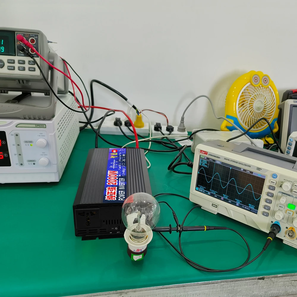 RDDSPON 순수 사인파 인버터, 태양광 자동차 인버터, DC 12V, 24V, 48V to AC 220V, 50Hz, 60Hz, 1000W, 1600W, 2000W 변압기 보조배터리
