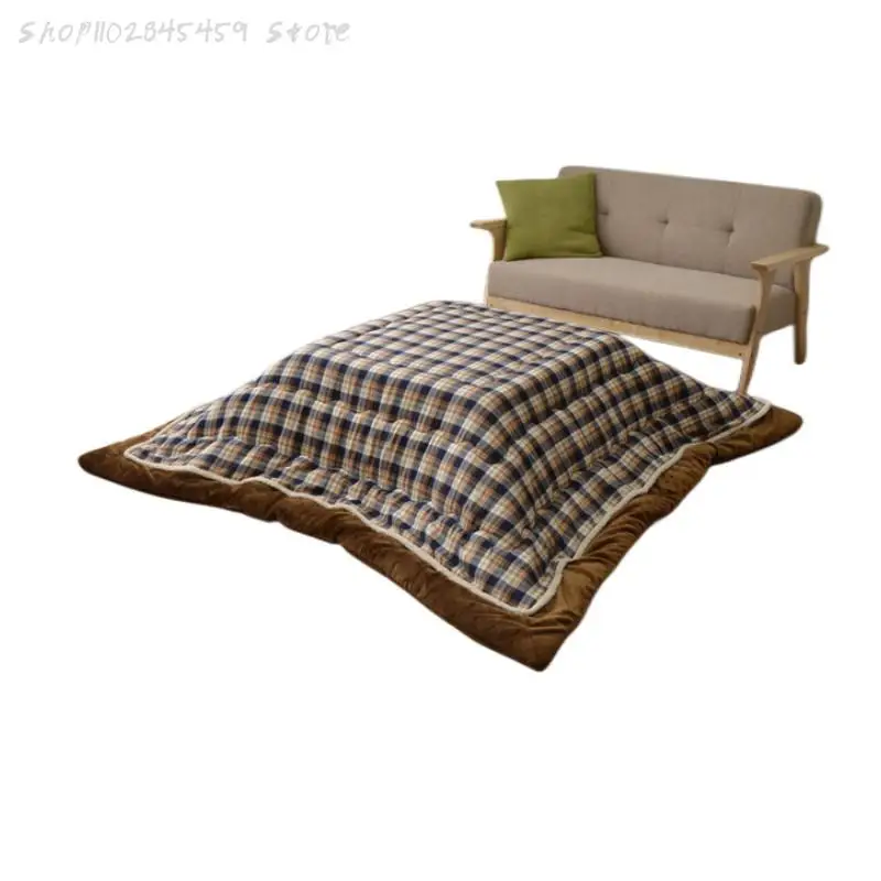 KotatsuBlanketSquare190x190PatchworkStyleCottonSoftQuilt
