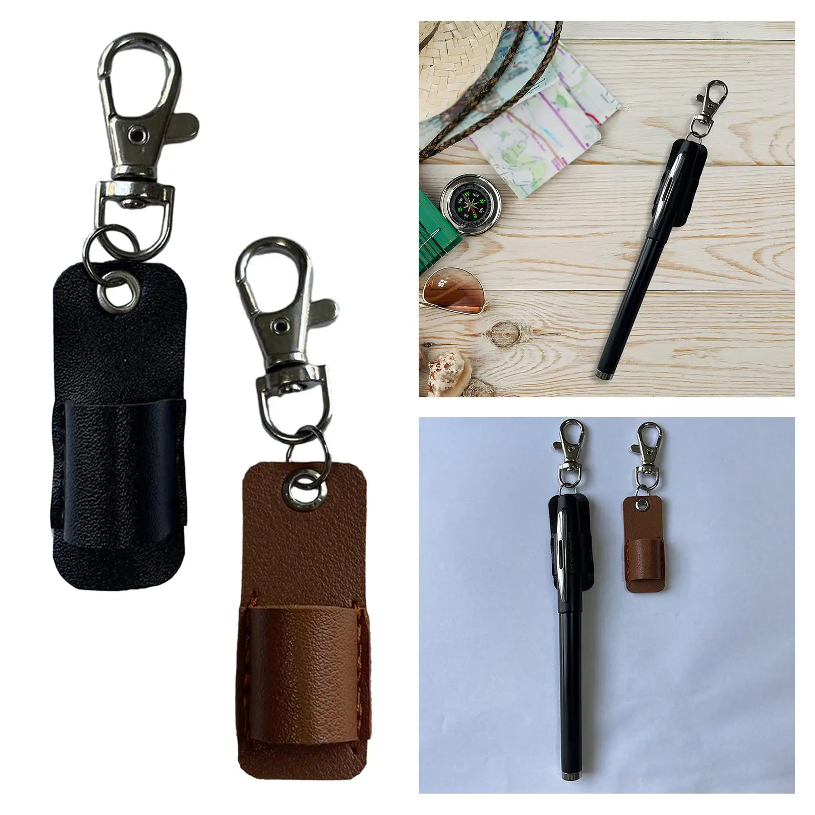 Lanyard Pen Holder Anti Lost Pen Organizer for Badge Keychain Neck Lanyard