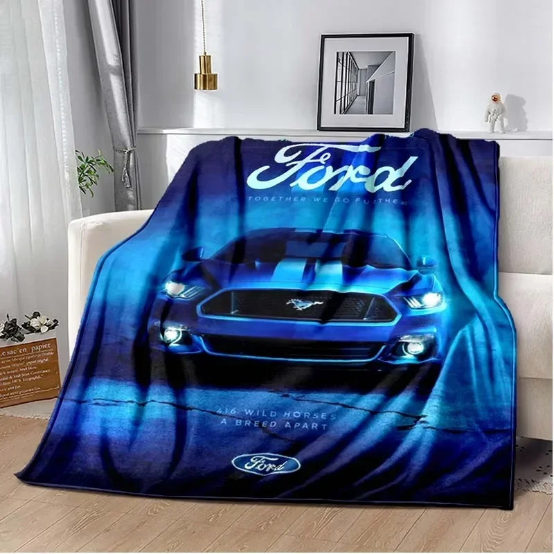 Mustang Blanket Lightweight Quilt Keep Warm Fabric Cute Blanket Bed Sofa Home Office Available in all seasons 4