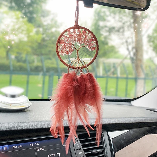 Pendentifs attrape-rêves pour filles, accessoires de voiture