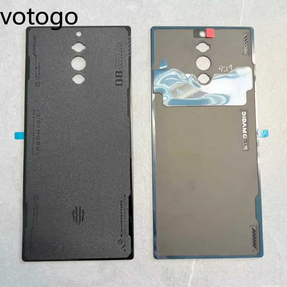Nubia Magia Vermelha Tampa Traseira da Bateria Habitação Porta Traseira Tampa de Vidro Shell Case Substituição para Zte Pro 8s Pro Plus Nx729j Original - Image 3