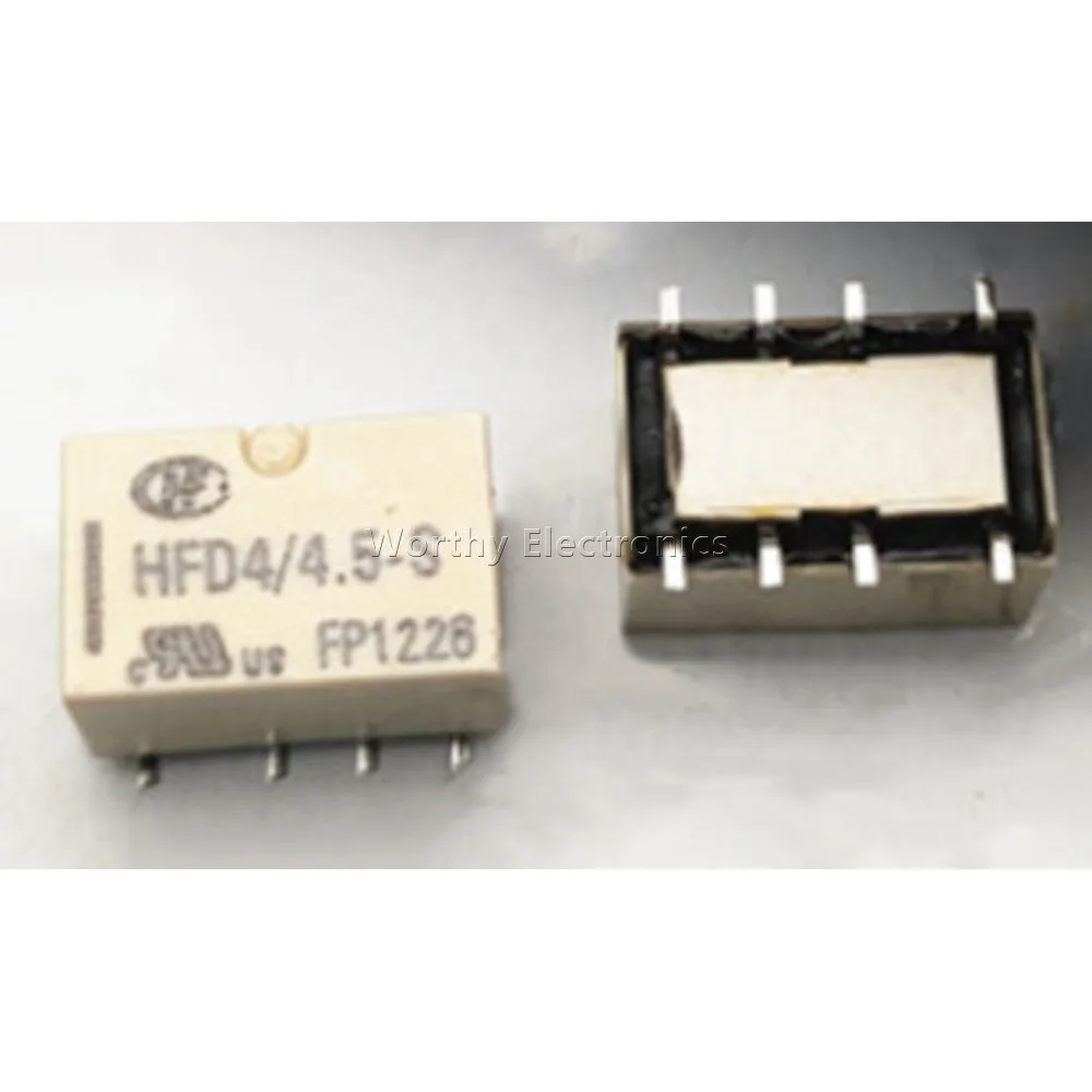 

Free Shipping 10PCS/LOT HFD4 4.5-S HF 4.5V 8PIN Relay