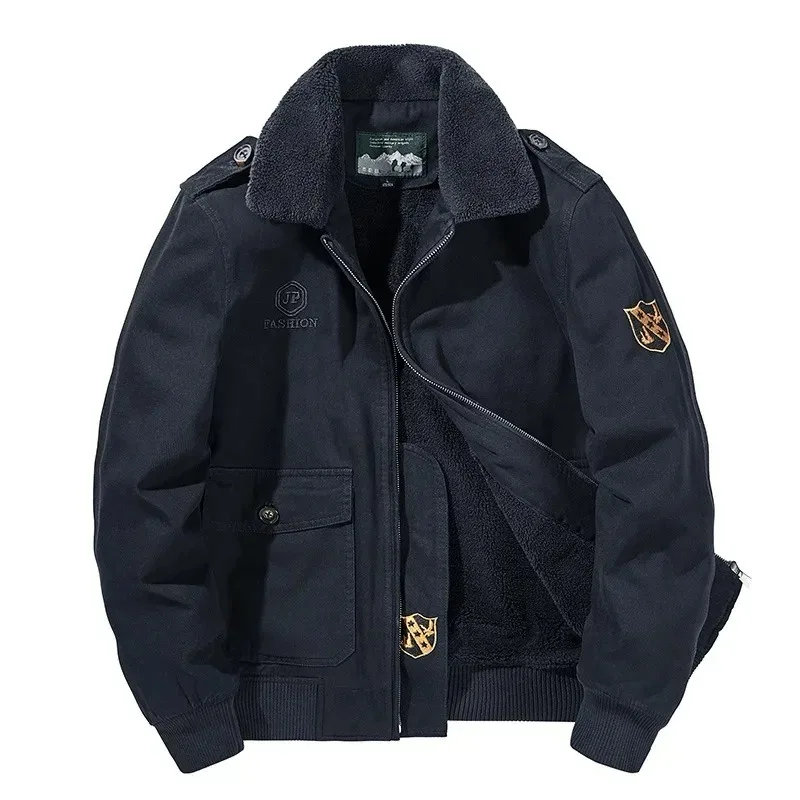 

Quality Men Military Green Cotton Casual Jackets Outerwear Winter Coats Men Winter Coats Fleece Thicker Warm Down Jackets Size 5