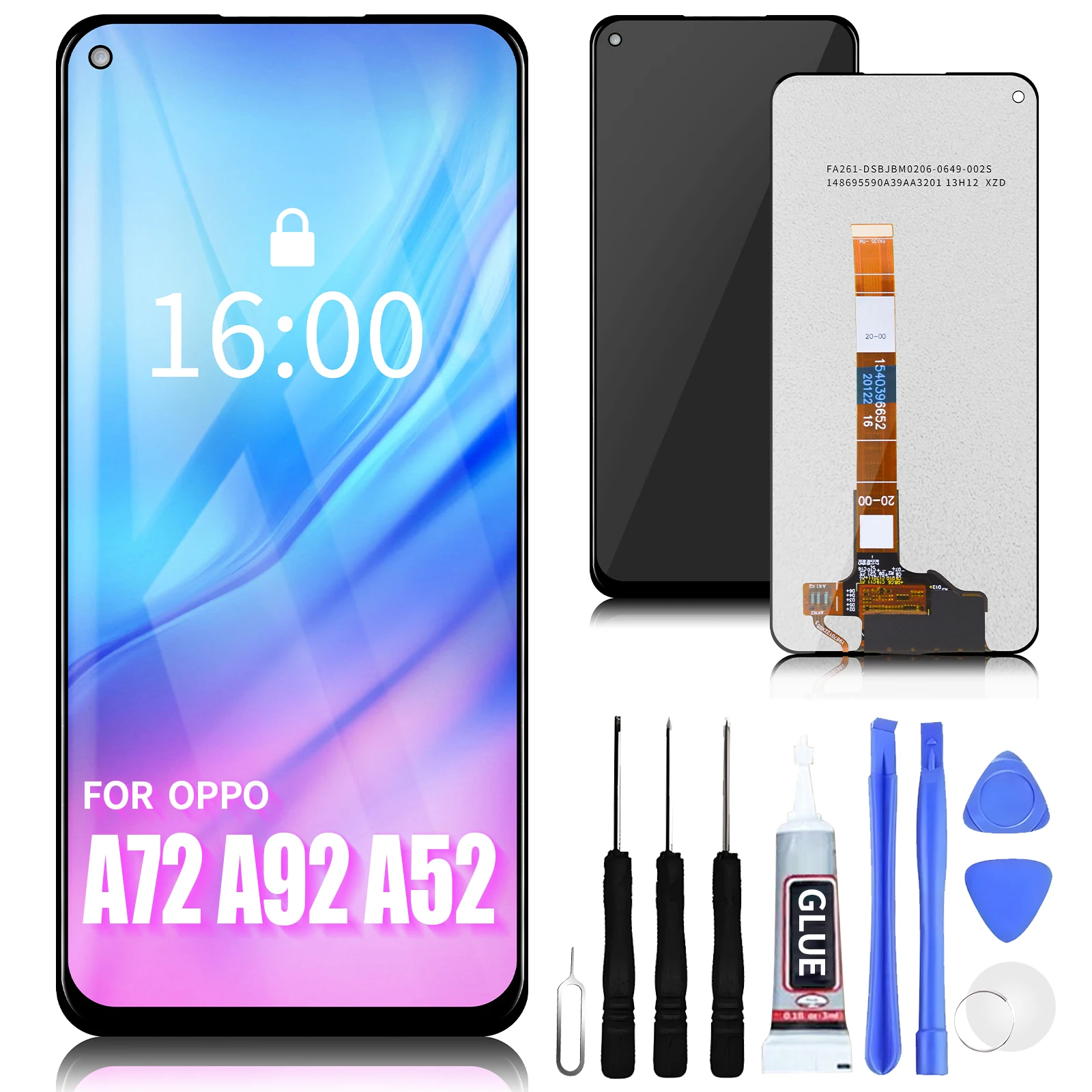 

ЖК-дисплей для Oppo A72 A92 A52 CPH2059 CPH2067 CPH2069 сменный сенсорный экран дигитайзер Замена