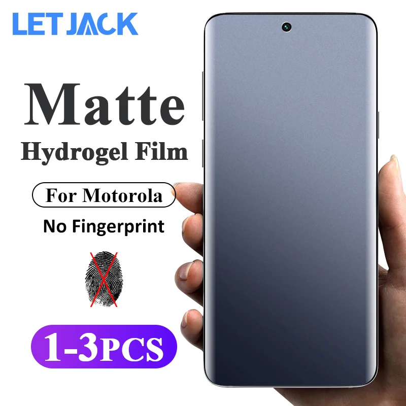 

1-3Pcs Matte Hydrogel Film For Motorola Edge 40 Neo 30 Ultra 20 Fusion Screen Protector For Moto X40 X30 S30 Pro ThinkPhone Film