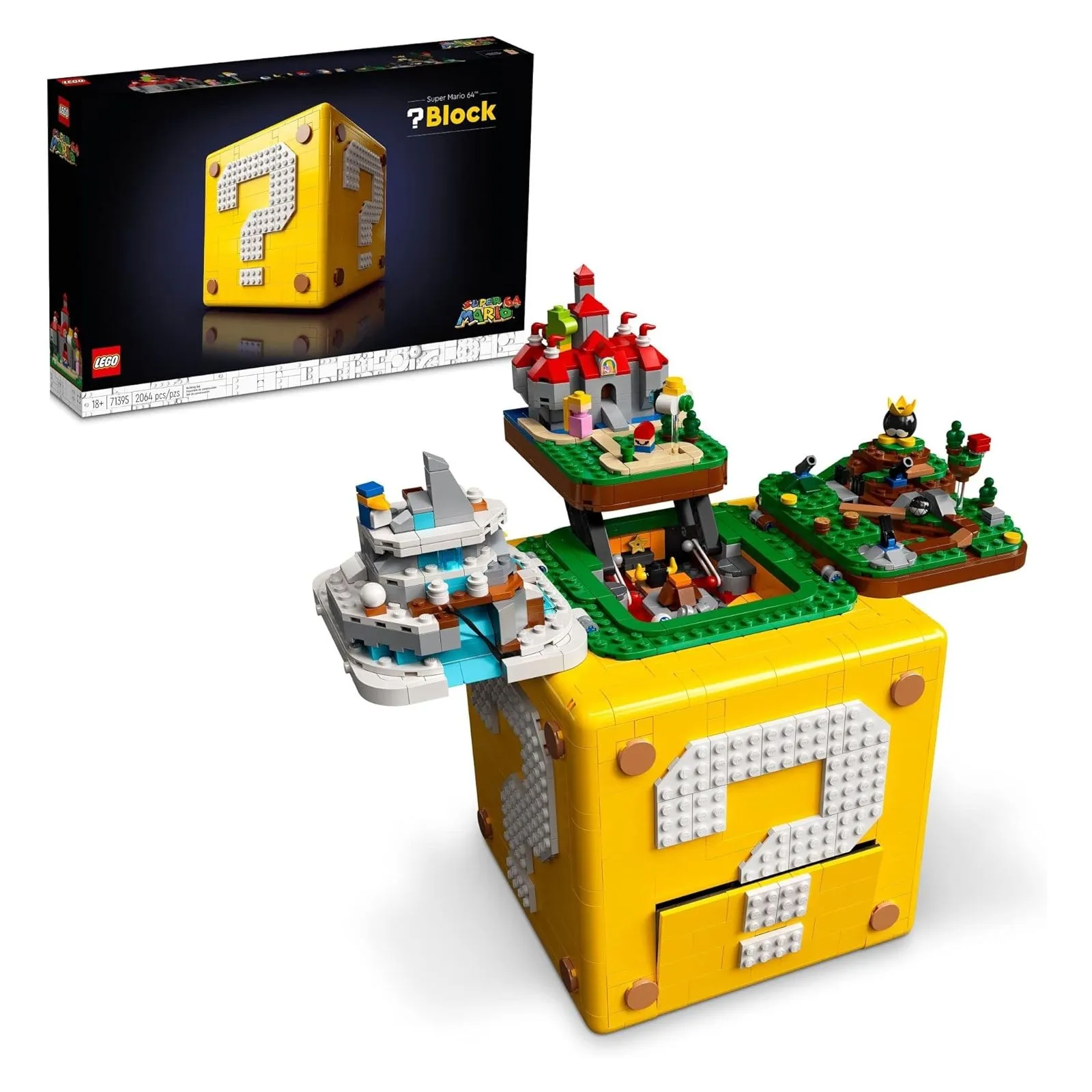 LEGO Super Mario Super Mario 64™ Question Mark Block 3D