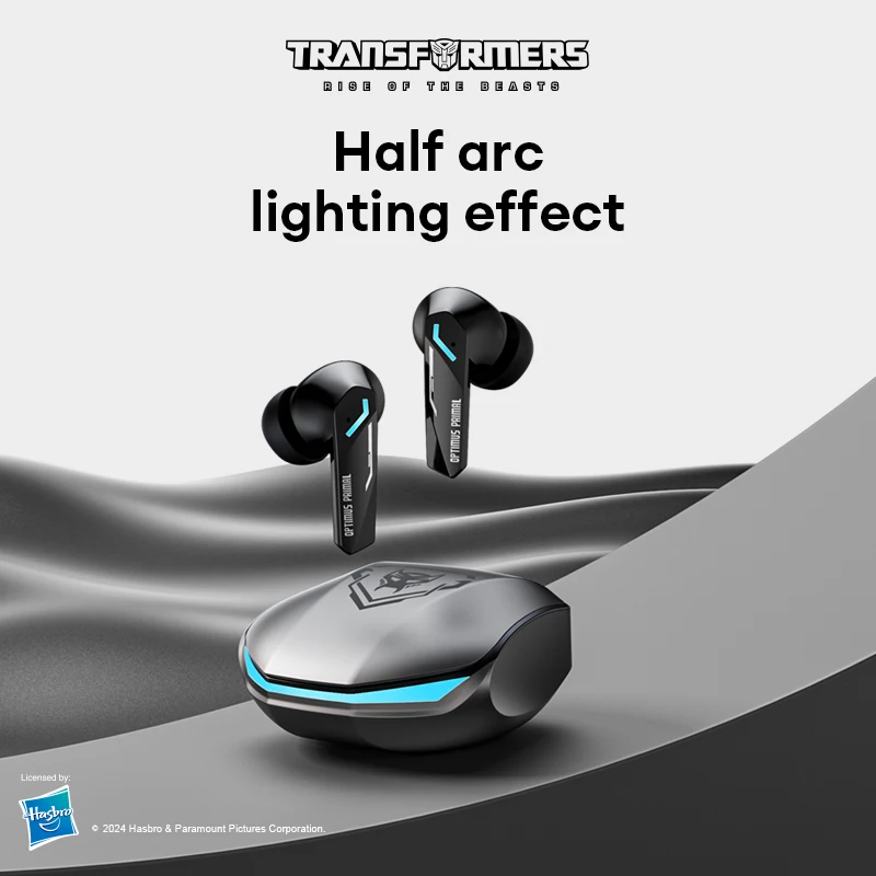 

Choice TRANSFORMERS TF-T10 TWS Gaming Gamer Earphones Bluetooth 5.4 with Mic HD Call Low Latency Headphones Music Sport Earbuds