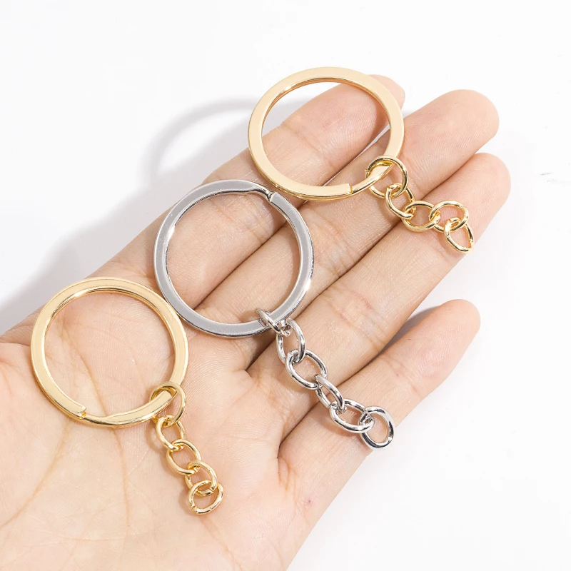 5Pcs/lot Alloy Circle KeyRing ( Ring Size: 30mm ) Jewelry Making