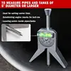 Manual Pipe Center Finder Tool Plumbing Contractor Welding Bubble Leveler Measure Pipes 0.5" and Up 4'' Y-Type Dropship 5
