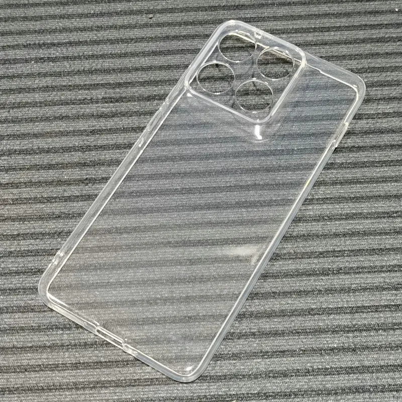 Transparent TPU Silicone Phone Case – Clear Soft Protective Back Cover