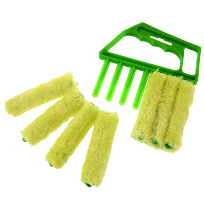 

Щетка для чистки штор, полезная щетка из микрофибры для чистки окон, чистящее средство с моющейся венецианской шторкой