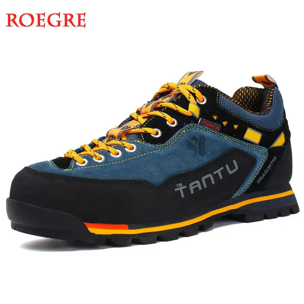 

2022 Waterproof Hiking Shoes Mountain Climbing Shoes Outdoor Hiking Boots Trekking Sport Sneakers Men Hunting Trekking Size 46