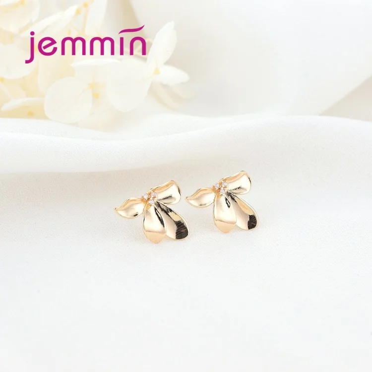 Women New Trendy Pansy Flower Stud Earrings Cute G..