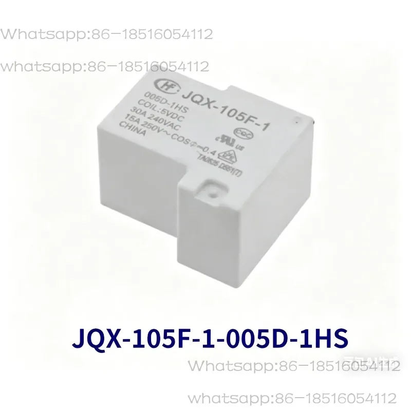 1Pcs 새로운 오리지널 HF/ JQX 105F -1 -005D 012D 024D -1HS 30A 240VAV 4PIN DC5V 12V 24V 릴레이 HF105F-1-005D-1HS JQX-105F-1-220