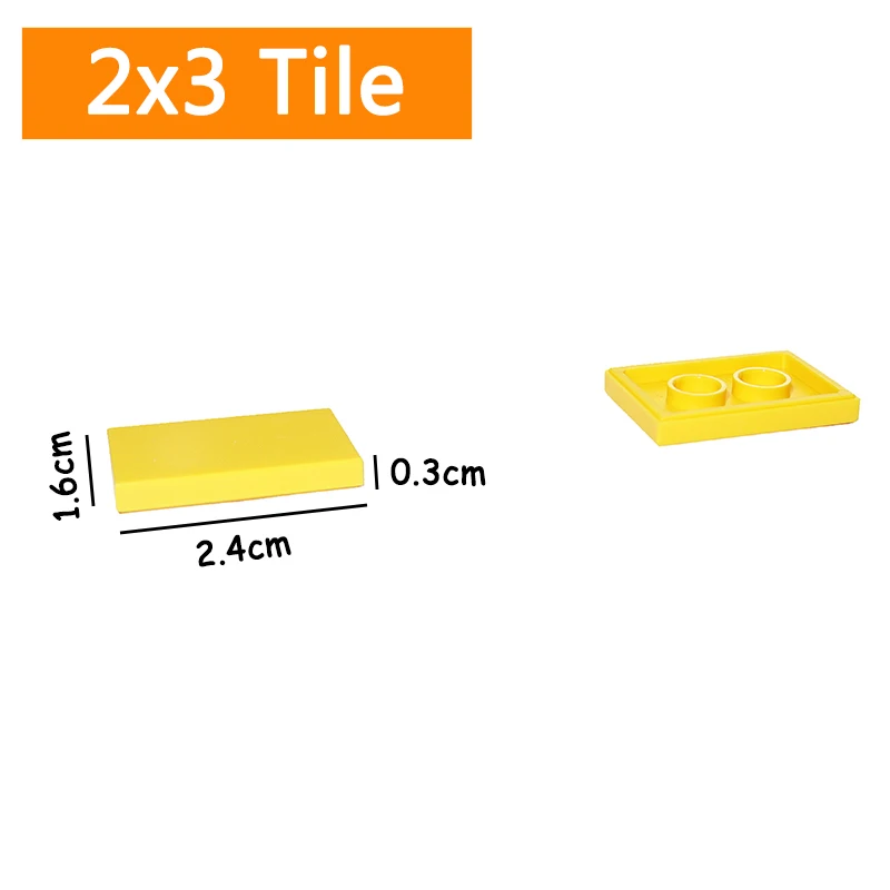 Dimensioni 2X3 Mattoni Flat Tile Smooth 50Pcs 2*3 Building Blocks Moc Assemblare Particelle 26603 Giocattolo Creativo Educativo Fai Da Te