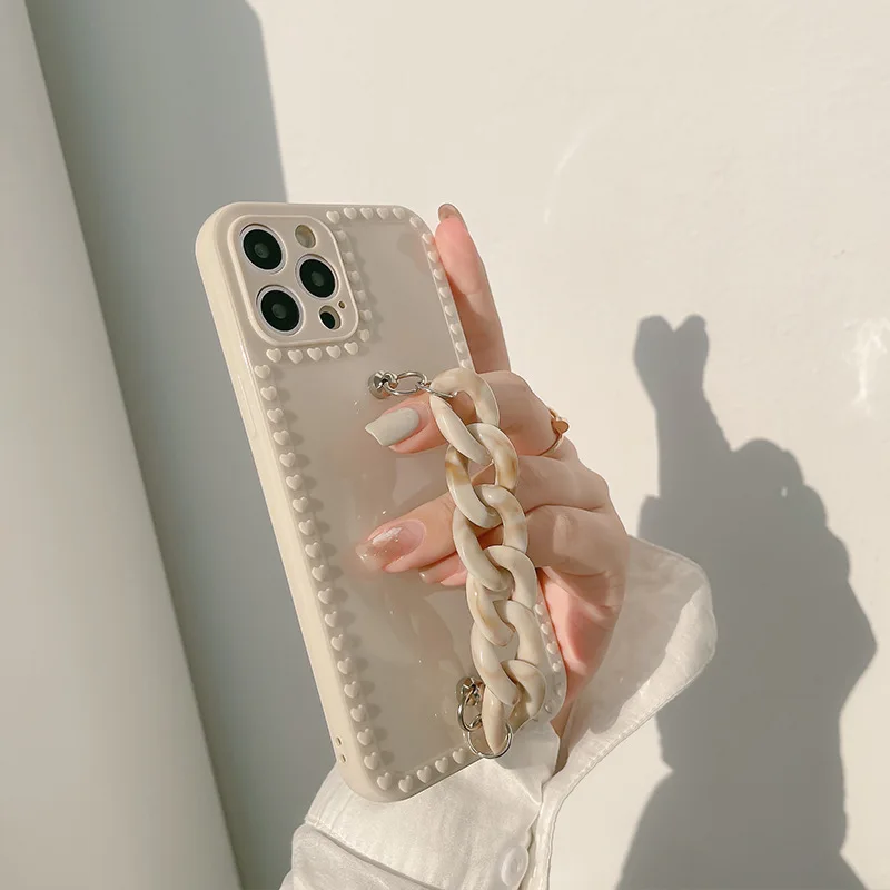 For iphone case Simple Fashion Chain Phone Case For iphone For iphone 11 12 13Pro Max X Xs Max XR 7Plus 8Plus z flip3 cover