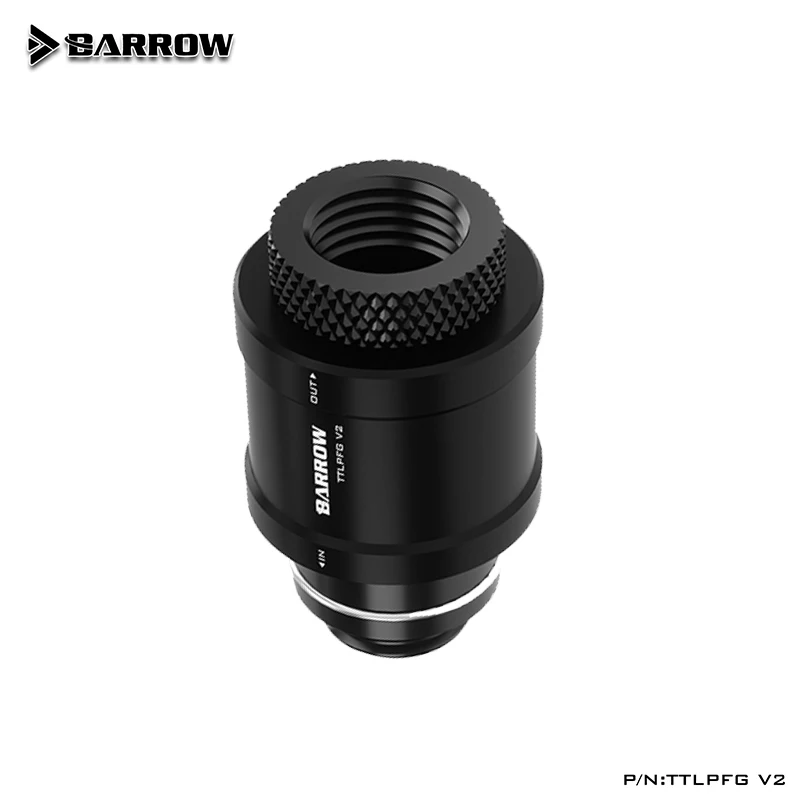 Barrow Mini Válvula de Paragem de Água g1 Rosca M-f Flat Mão tipo Push Interruptor de Metal Sistema de Refrigeração Montagem Ttlpfg v2 - Imagem 2