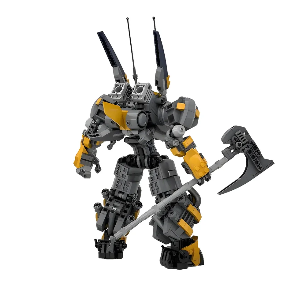 Blocchi di Costruzione MOC Robot Raider, Modello di Robot d'Armaio per Guerre Futuriste, Giocattoli Creativi per Bambini, Regali di Compleanno Fai-da-Te - immagine 3