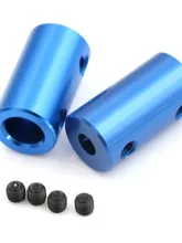 2Size Aluminum Alloy Coupling Bore 3D Printers Parts Blue Flexible Shaft Coupler Screw Part For Stepper Motor Accessories 5/ 8mm 