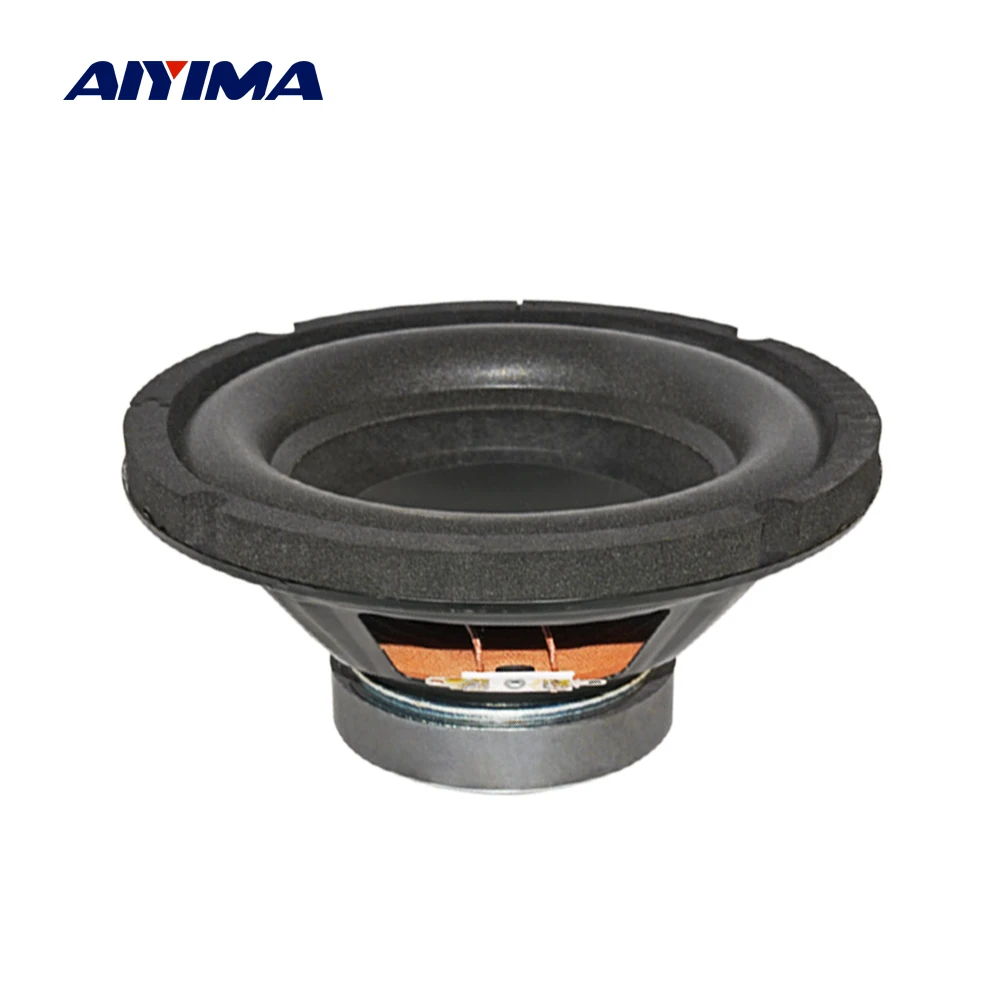 

AIYIMA 1Pcs 8 Inch Subwoofer 4 Ohm 80W Audio Speaker Home Theater Woofer Louderspeaker 100 Magnetic Bubble Edge 35 Core Speakers