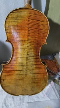 NEW-4/4 Guarneri Handmade Violin Italian Vintage Oil Painting Violin Set Professional Instrument Box