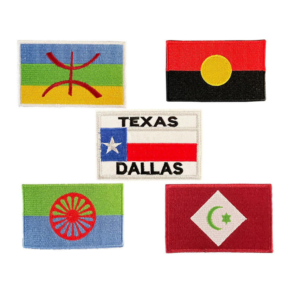 

Цыганский берберский Австралийский аборигенный и республиканский Риф-флаг, искусственное украшение, ремонт отверстий, обратный клей