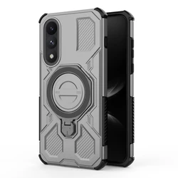 Custodia Shockproof Rugged Armor con Supporto Rotante in Metallo per Smartphone